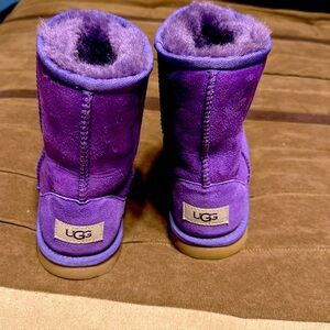 Purple Uggs size 4